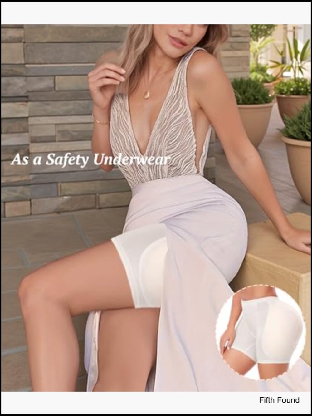 Hip Padded Shapewear Booty Lifter Butt Enhancer with Removable Pads - Picture 5 of 7